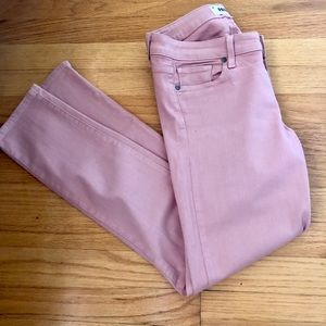 Paige Skyline Ankle Peg Jean - Pink